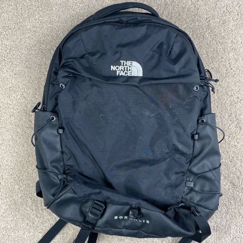 The North Face Borealis Backpack Black NF0A52SI FlexVent Hiking Travel Bag